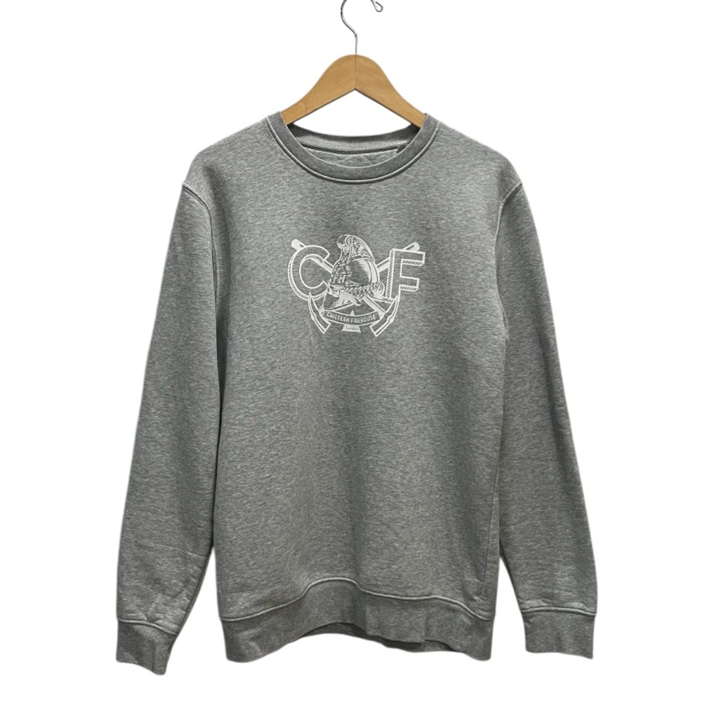 Chiltern Firehouse Grey Organic Cotton Crest Sweatshirt